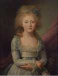 Voille Jean Louis Portrait of grand Duchess Yelena Pavlovna as the Child  - Hermitage